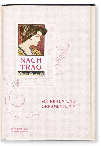 [SPECIMEN BOOK — J. G. SCHELTER & GIESECKE]. Proben J. G. Schelter & Giesecke, Erster Band. Leipzig: J. G. Schelter & Giesecke, 1899.